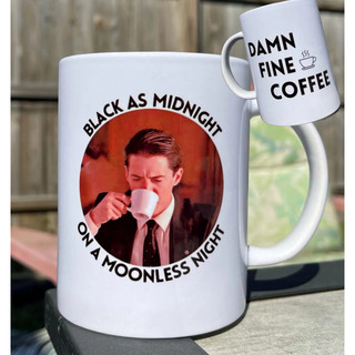 Caneca Agente Dale Cooper Twin Peaks Serie Coffee Porcelana Personalizada