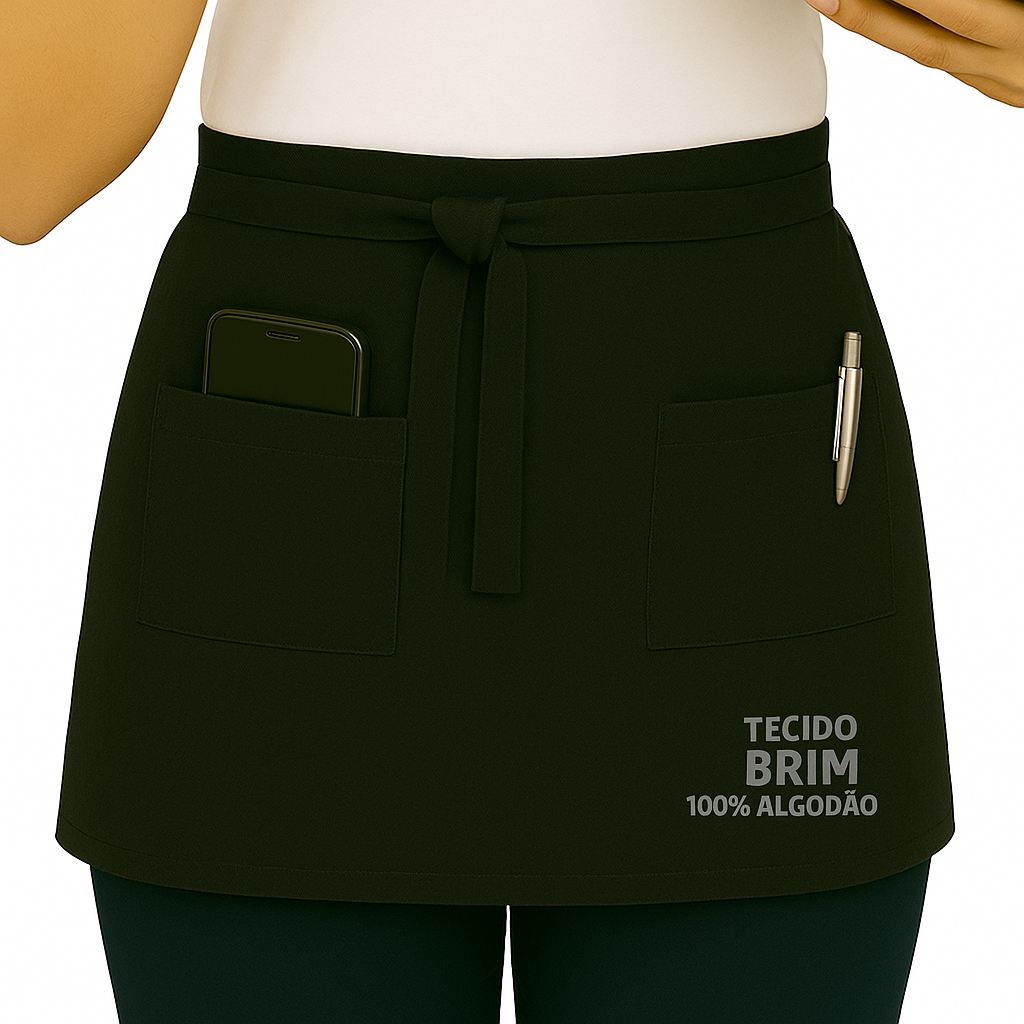 Avental de Cintura Preto: Onde Comprar | BuscaProdutos