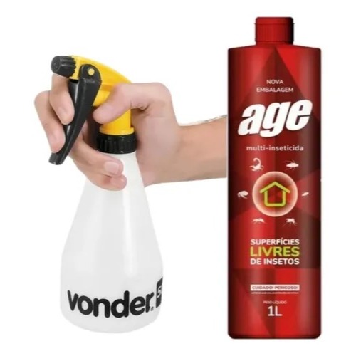 Kit Mata Barata Inseticida Age Arraze 1l Multi Pulverizador em Oferta na Shopee