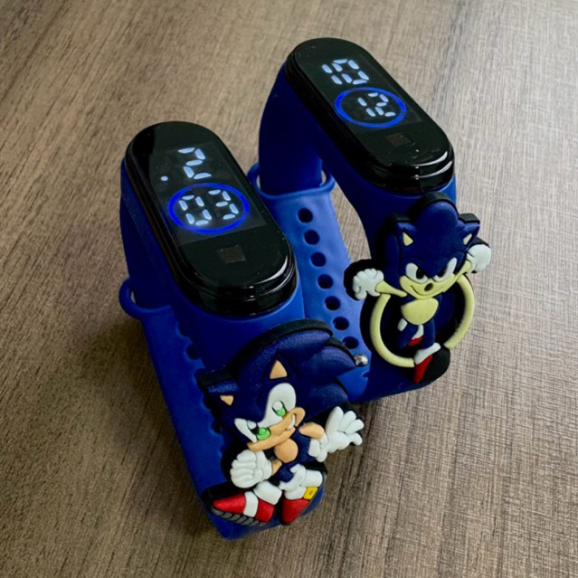 Kit 10-30 Relógios Sonic Infantil Led Digital à Prova D’água em Oferta na Shopee