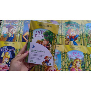 Kit de Livros Clássicos de Ouro C/ 10 Unidades Brasileitura em Oferta na Shopee