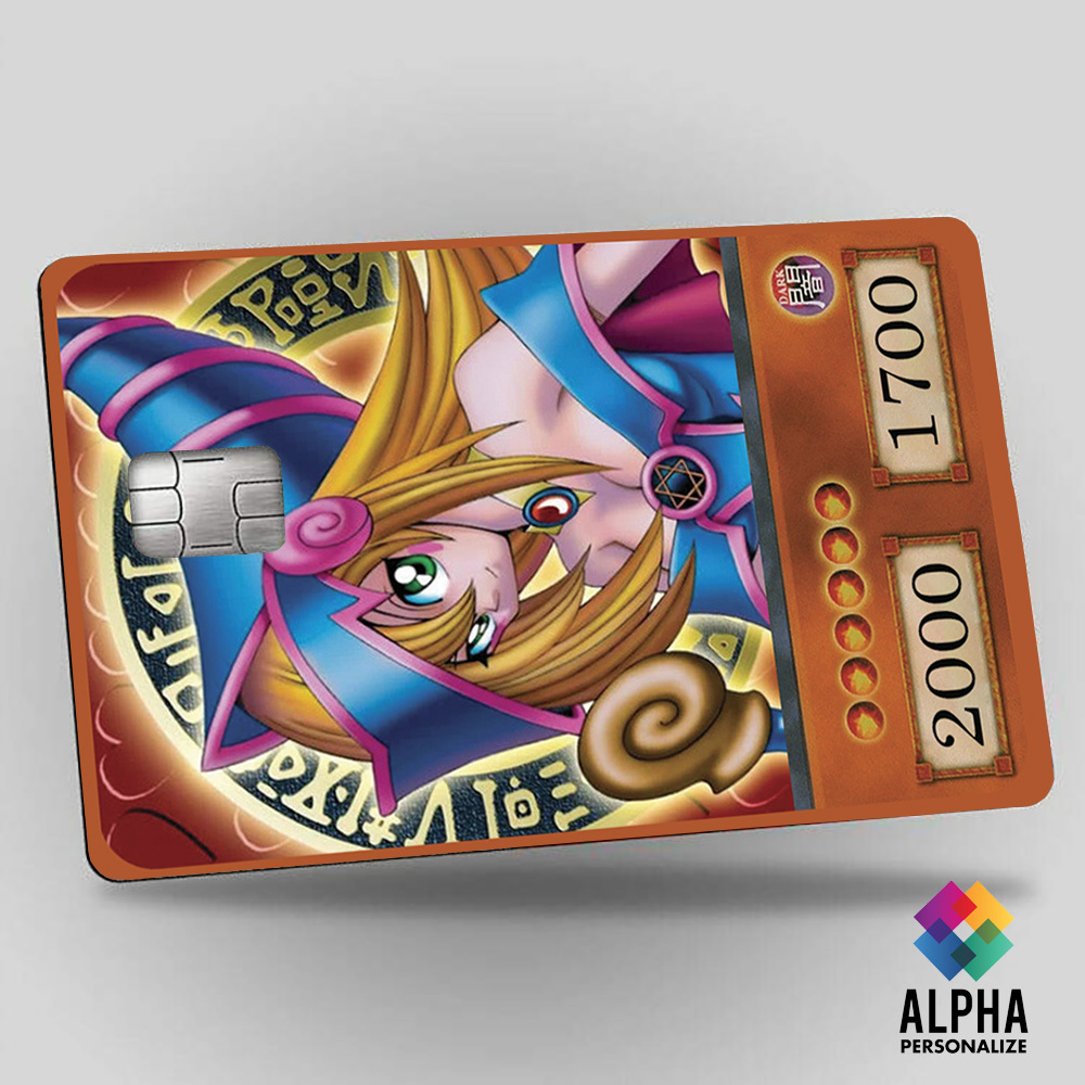 Adesivo para Cartão de Credito Feiticeira Negra, Maga Negra Card Yugi Estilo Anime