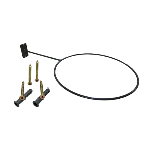 1 Suporte para Bola Suiça, Pilates, Yoga P/ Parede + Kit Parafusos