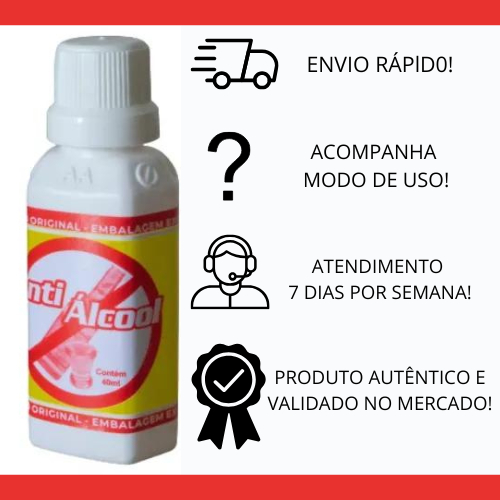 FREE ANTI ALCOHOL 40ML 100% ORIGINAL