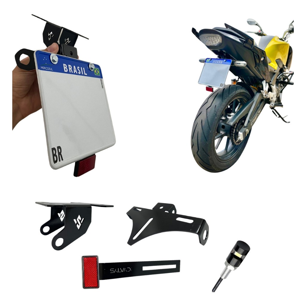 Eliminador de Rabeta Articulado Honda Cb 300f Twister 2023 a 2025