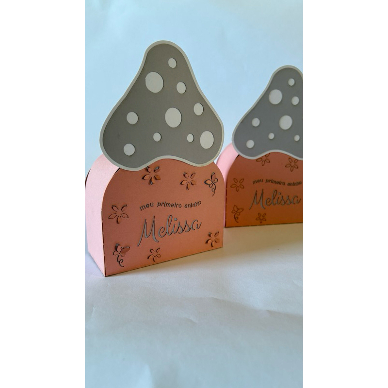 Kit festa - 20 Caixinhas Personalizada/ Lembrancinha Jardim das Borboletas /Jardim Encantado ( Pegue e Monte)