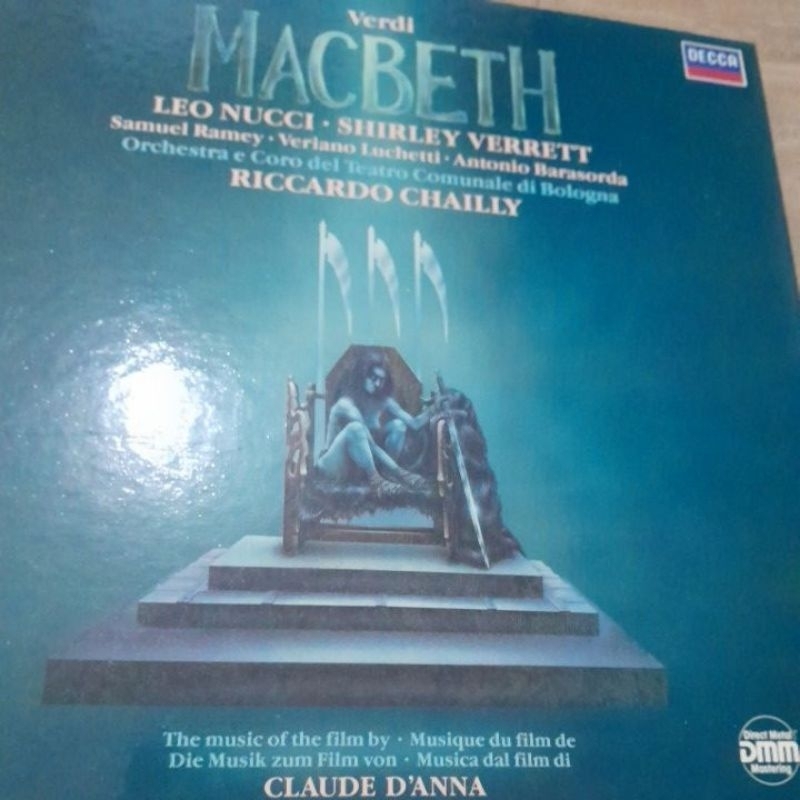 Album Box 2 vinis Macbeth, Verdi-Leo Nucci e Shirley Verrett