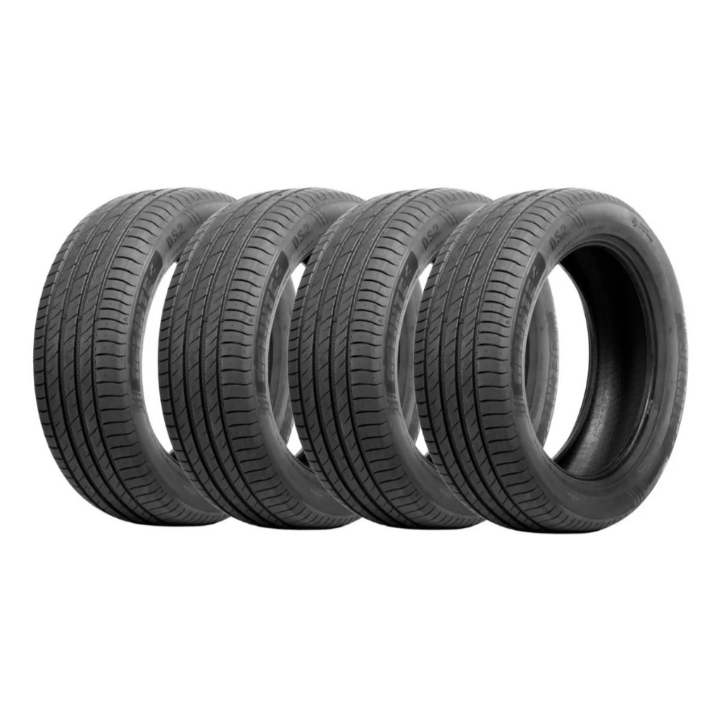 Kit 4 Pneus 185/45r15 Delinte Ds2 75v Aro 15 Perfil Baixo Bicos de Brinde Envio Imediato