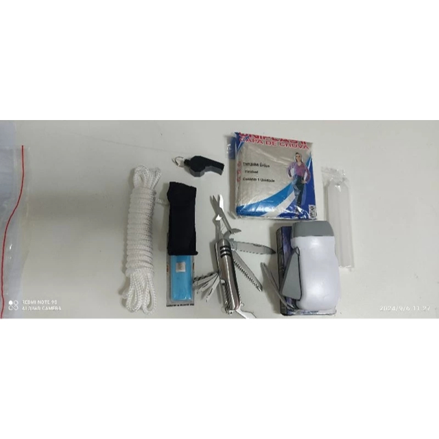 Mochila Kit Sobrevivência 80  itens Emergência APH TRILHA AVENTURA TATICA MILITAR ACAPAMPAMENTO DESASTRE