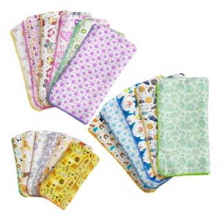5 Fraldas De Pano Grande Estampadas Com Crochê - Promoção - 100% Algodão em Oferta na Shopee