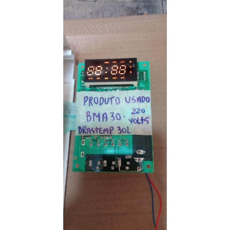 Placa Eletrônica Microondas Brastemp BMA30 220 Volts (LER DESCRIÇÃO)