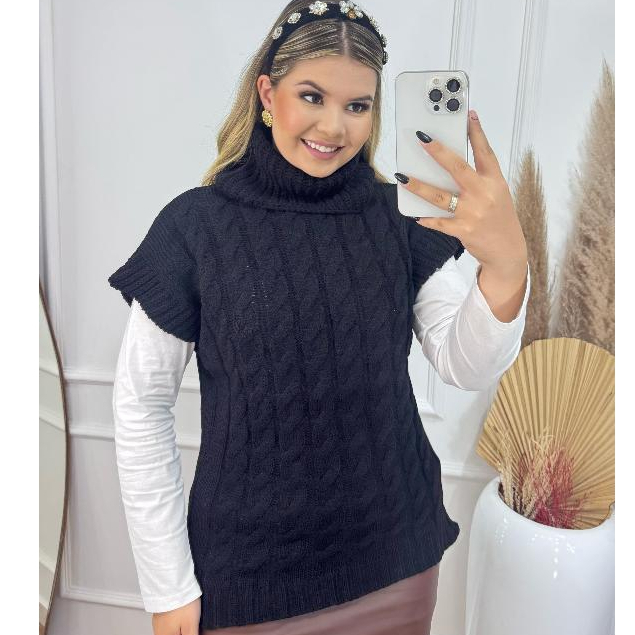 Pullover Feminino Preto: Onde Comprar | BuscaProdutos