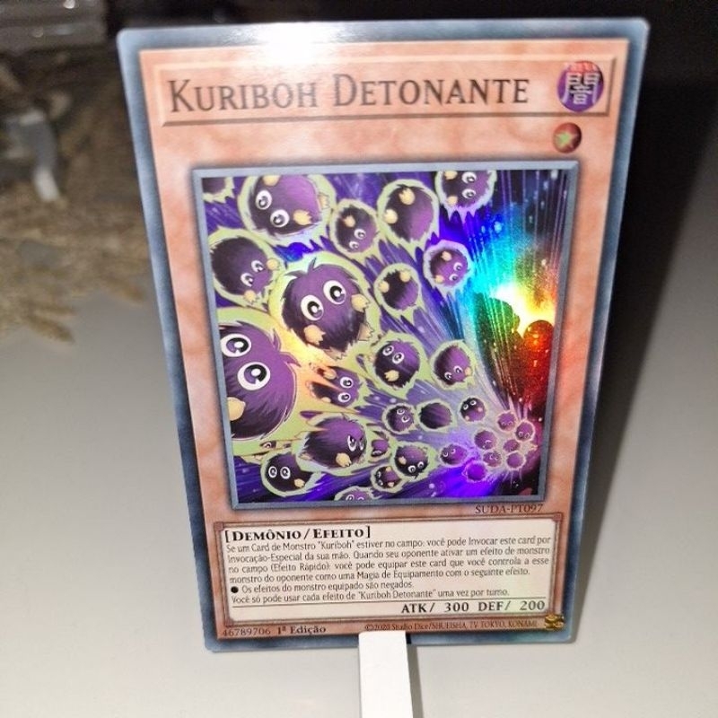 Kuriboh Detonante - Carta Foil Super Rara - Yu-Gi-Oh / Yugioh