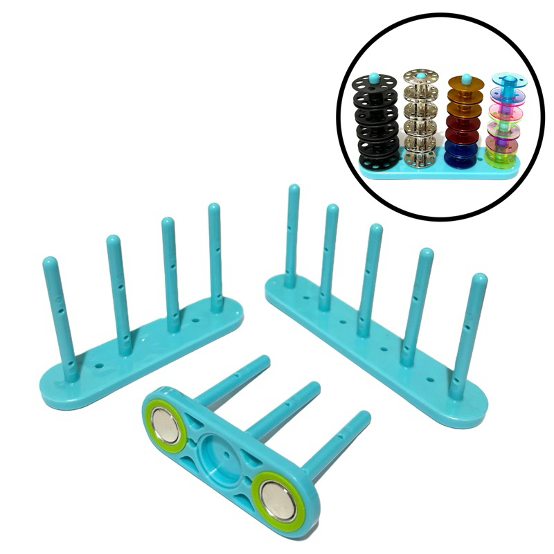 Suporte Bobina Com Ima Magnetico 3/4/5 Pinos Para Máquina Costura em Oferta na Shopee