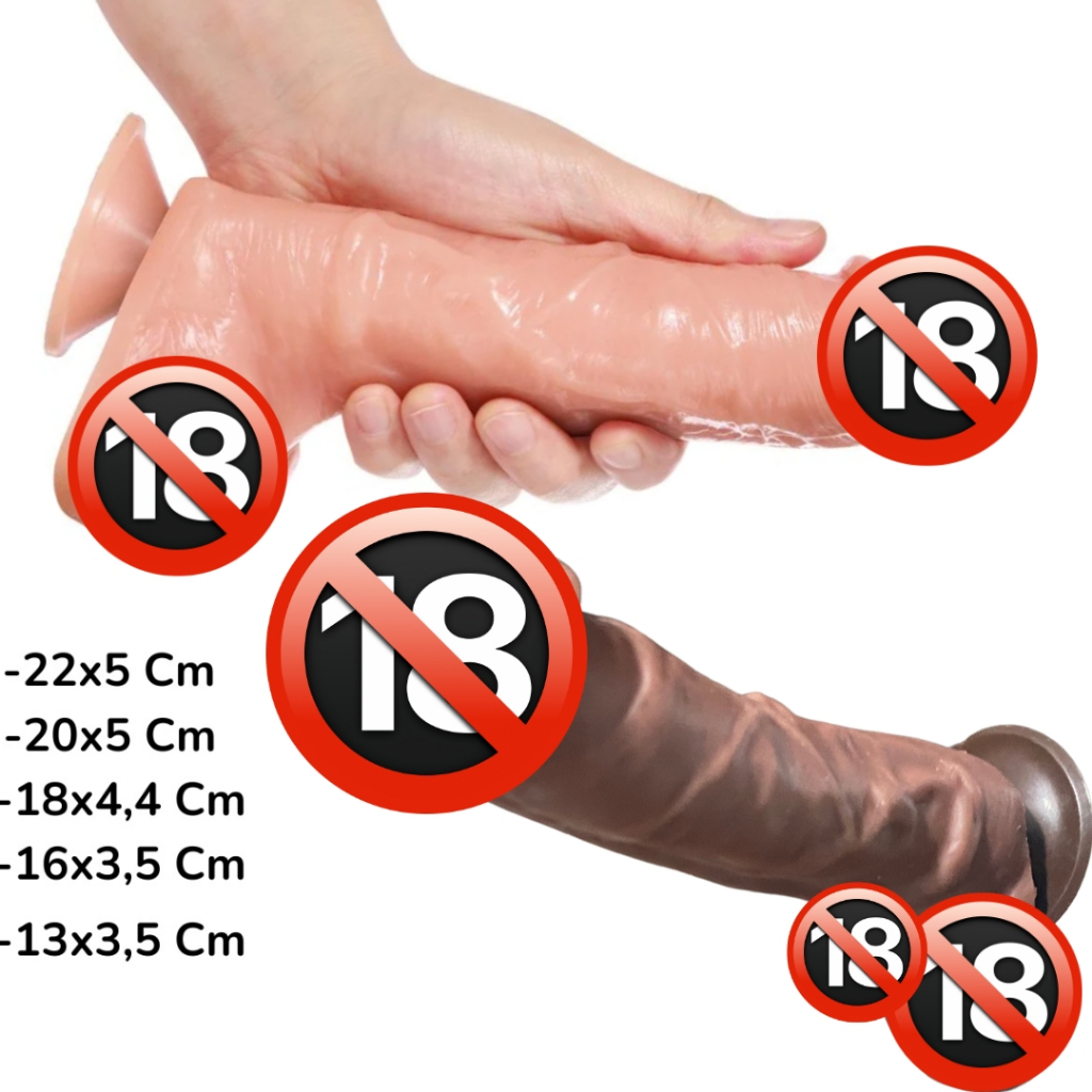 Pinto De Borracha Grosso Grande Realista Ventosa Sexshop Dildo Silicone Consolo em Oferta na Shopee