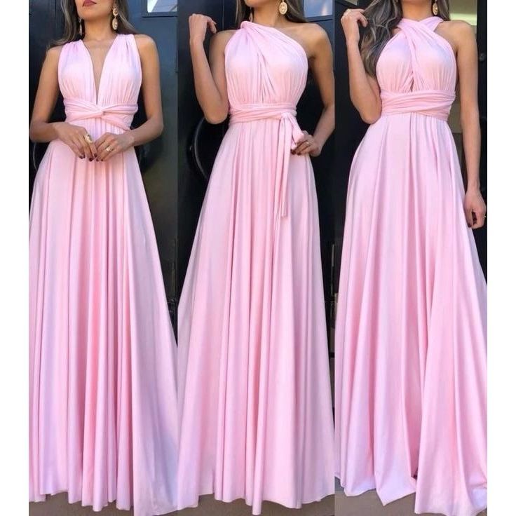 wistlefashion vestido Longo Várias Formas Multiformas desconto frete gratis