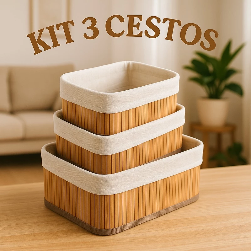 Cestos de Bambu: Organize com Estilo! 🧺