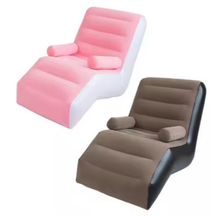 Sofá Inflável Portátil com Braços e Apoio – Confortável e Prático para Sala ou Descanso Motorhome acampamento
