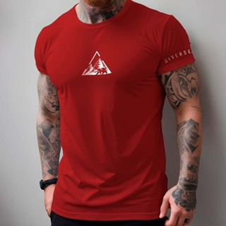 Camiseta Masculina DV Montanha Camisa T-Shirt Manfinity Street Wear 100% Algodão em Oferta na Shopee