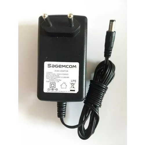 Fonte de Alimentação 12V 2,0Amp - Sagemcom