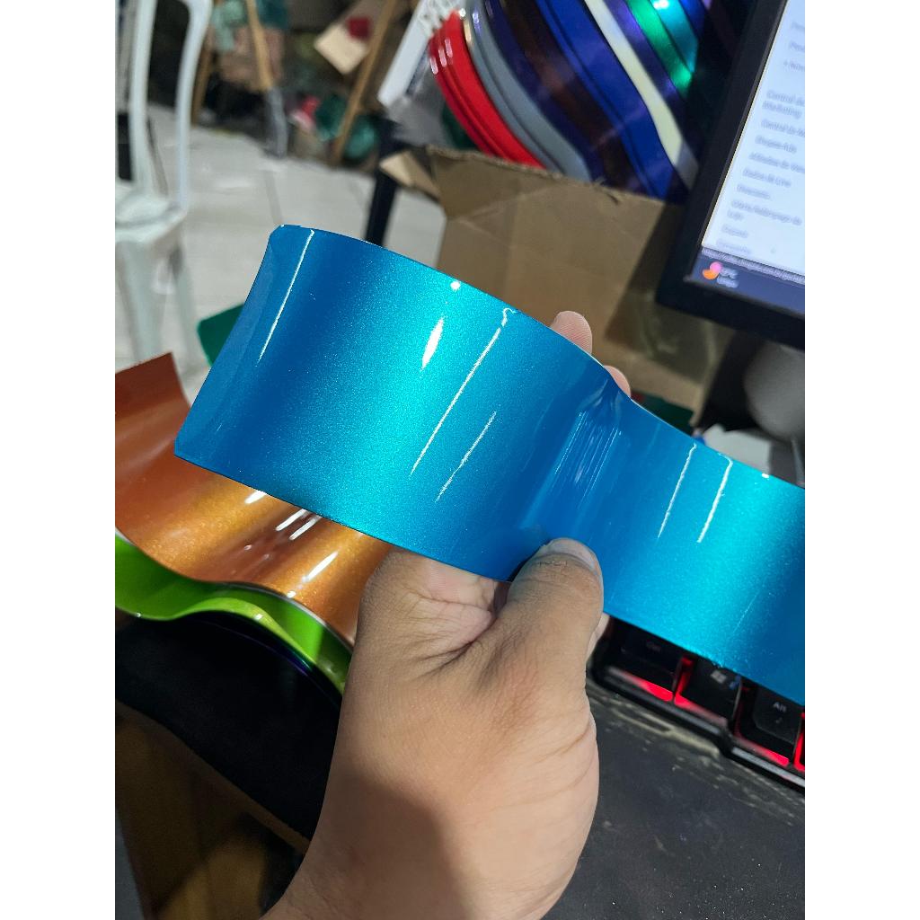 Tinta automotiva base poliester Azul perolizado 2# MC Exclusiva. em Oferta na Shopee