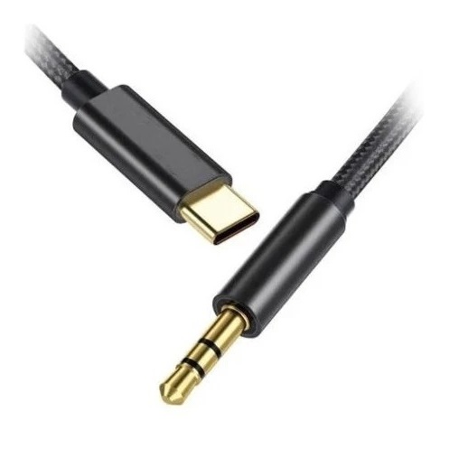 Cabo Auxiliar Tipo C P2 3.5mm Adaptador P2 Auxiliar