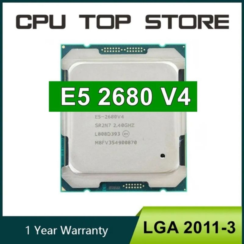 Processador intel xeon E5 2680 V4-14 núcleos 28 threads-turbo max 3.30 GHZ