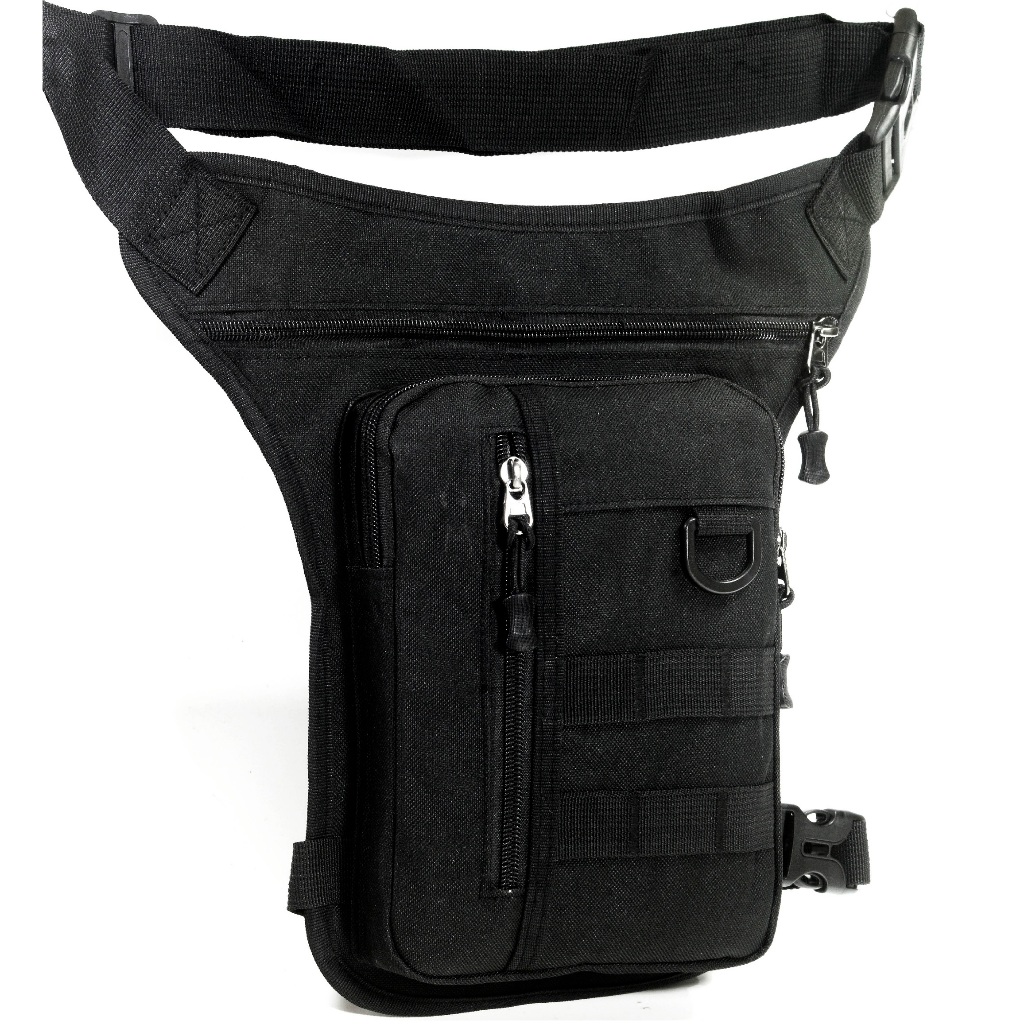 Bolsa Perna Pochete Cartucheira Nylon Moto Motoboy Bc32