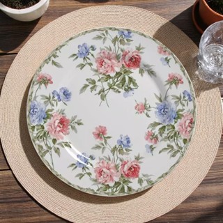 Prato Raso Ceramica Linha Romantica Allenza em Oferta na Shopee