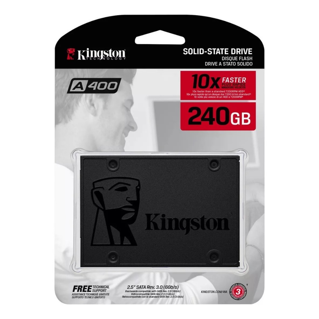 SSD Kingston A400 240gb Sa400s37 240g - Comprar com Melhor Preço em Componentes de Computadores e Notebooks