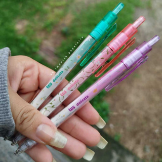 Lapiseira Delicata Holic Garden | Flores - 0.7mm | TRIS - UNIDADE - verde, roxa ou rosa. em Oferta na Shopee