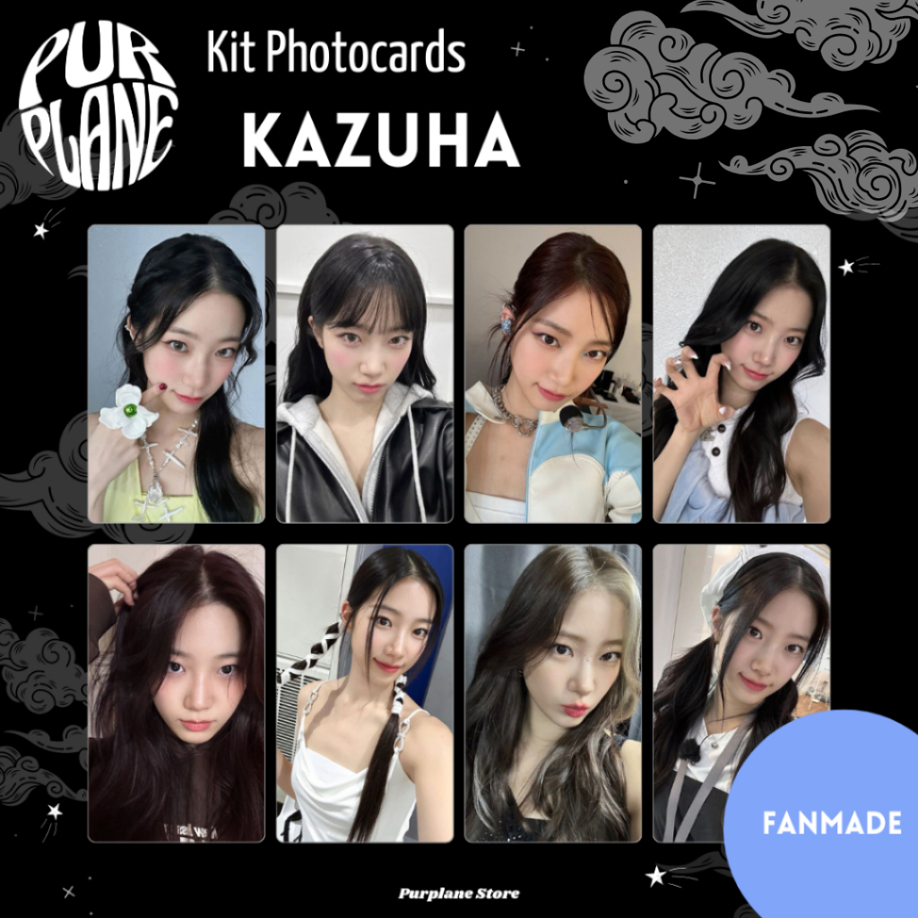 Photocards Kazuha Le Sserafim Kpop Fanmade em Oferta na Shopee