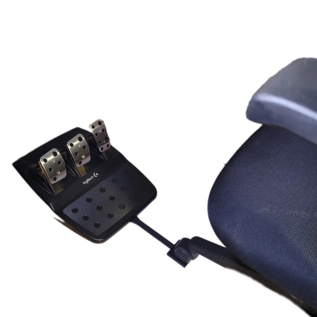 Kit Trava de Cadeira para Pedal Logitech G29 / G923, G25, G27, G29 - Travador pedal + 5 travadores de rodinha