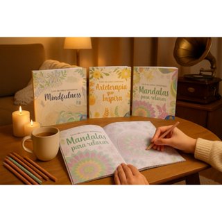 Livro de Colorir Antiestresse para Adultos - Arte Terapia, Relaxamento e Bem-Estar em Oferta na Shopee