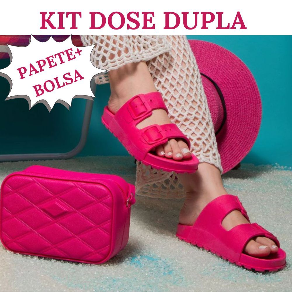 Conjunto Papete Birken Duas Tiras Feminina + Bolsa Original – Acessórios para o Dia a Dia em Oferta na Shopee