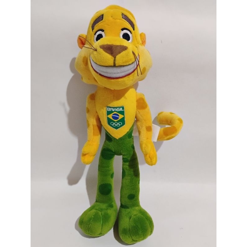 Ginga - Mascote Pelúcia Olimpíadas Rio 2016