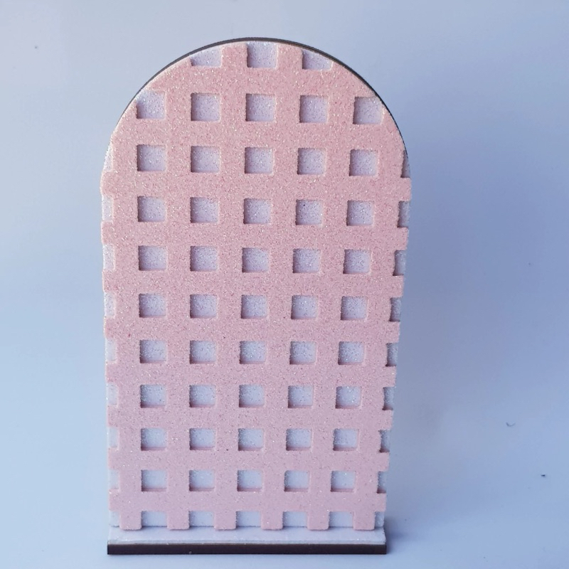 Plano de Fundo Arco Xadrez Moranguinho (14 cm)