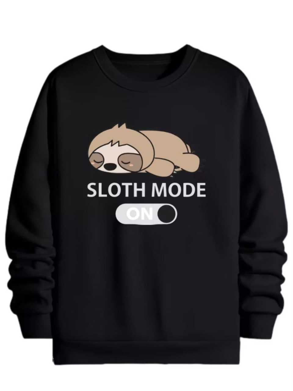 Moletom Careca Fofo Estampa Sloth Mode On Com Toque Macio