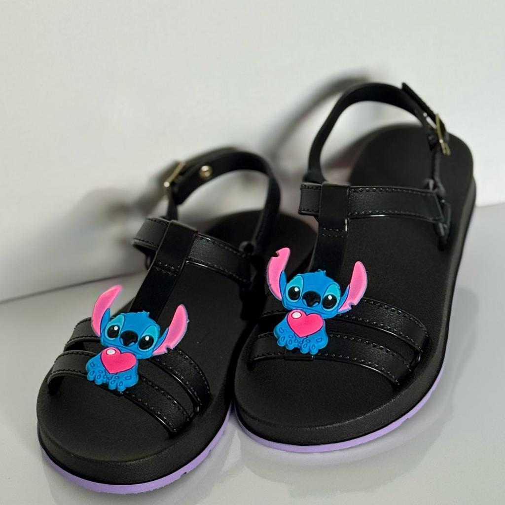 Sandália STITCH 2025 Papete Menina Infantil Juvenil Linda Leve Macia Confortável Lançamento