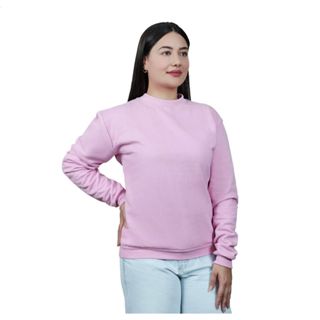 Moletom careca feminino gola redonda Blusa Flanelado sem Capuz liso careca com ribana Promoção Imperdível em Oferta na Shopee