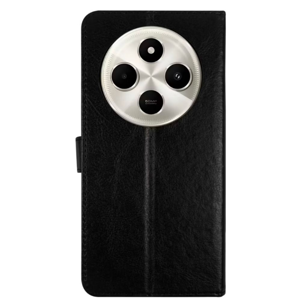Capa Carteira Flip + Película 3D Para Xiaomi Poco C75