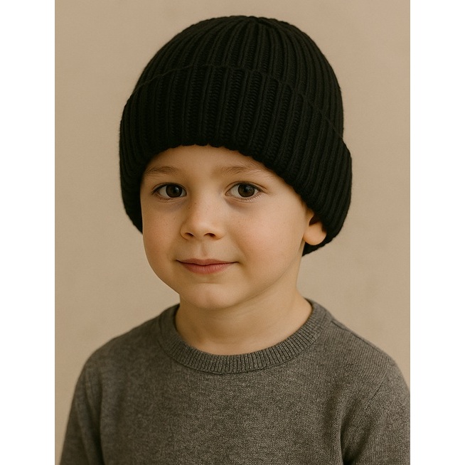 Touca gorro de lã canelada infantil várias cores feitas no Brasil em Oferta na Shopee