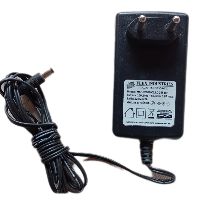 Fonte de Alimentação 12v 2,0Amp - Flex Industries