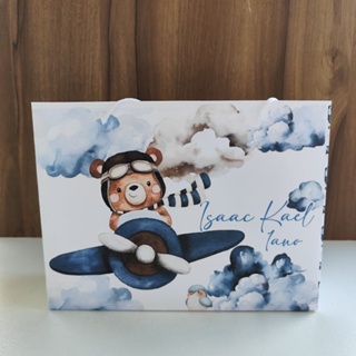 Sacolinha Personalizada Ursinho Aviador- Pegue e Monte em Oferta na Shopee