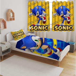 Jogo de Lençol Solteiro Azul Quarto Menino, ou Kit Completo ou Só Lençol ou Só Cortina em Oferta na Shopee