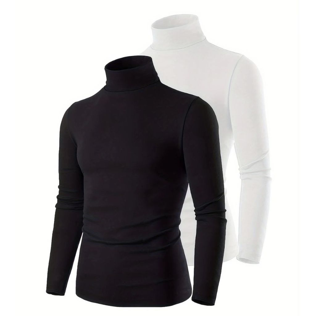 Blusa Cacharrel Plus Size Camisa Gola Alta Térmica Unisex Segunda Pele EG - G5 em Oferta na Shopee