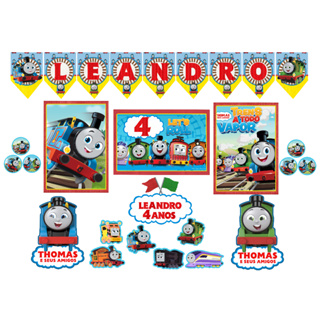 Kit festa Thomas e seus amigos (novo), kit só um bolinho, decoração festa Thomas e seus amigos em Oferta na Shopee