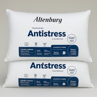 Kit 02 Travesseiros  Antistress  altenburgTech 0,50x0,70m