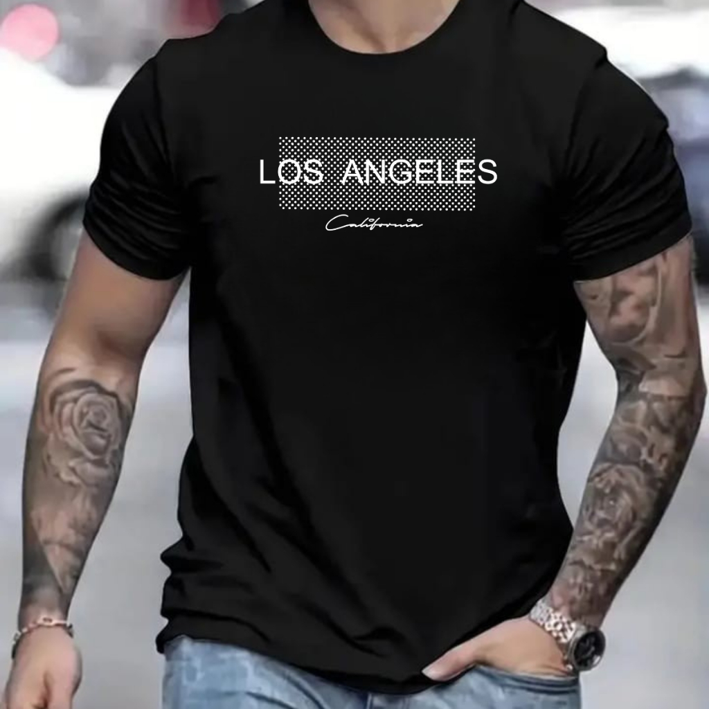 Camiseta Masculina Diversas Cores Camisa em Algodão Tecido Premium