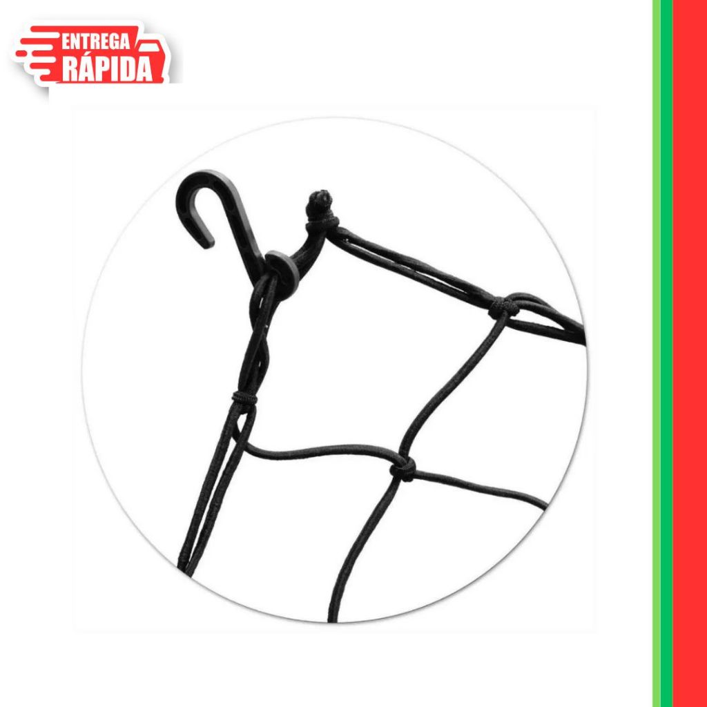 2 Rede Elástica de moto, Aranha Motocicleta Capacete 30x30